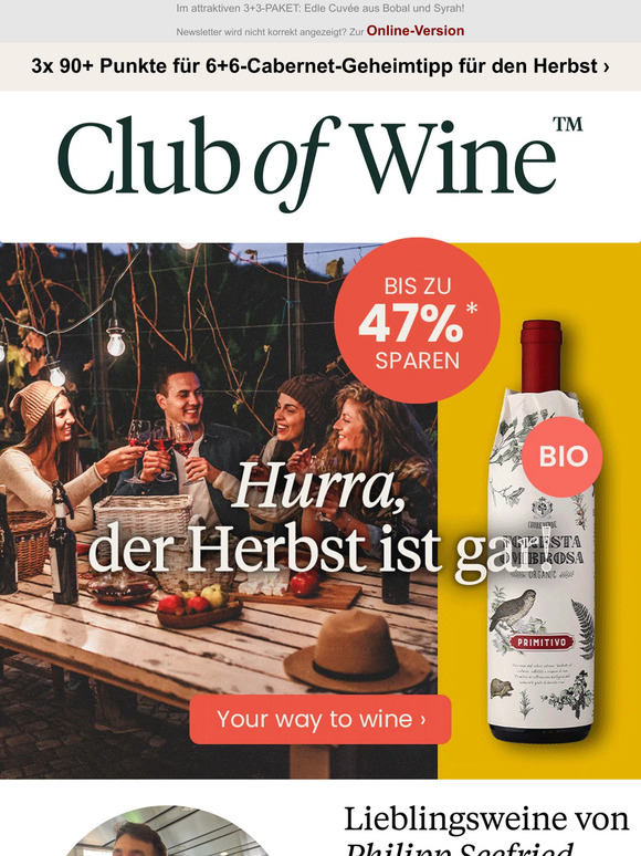 Genuss-Garanten für den Herbst zu Bestpreisen!