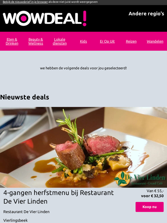 4-gangen herfstmenu bij Restaurant De Vier Linden | Unieke roofvogels en uilen winter-workshop in de Dinteloordse polder