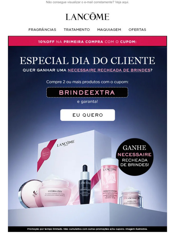 DIA DO CLIENTE: GANHE Necessaire RECHEADA de BRINDES 🥰 ✨