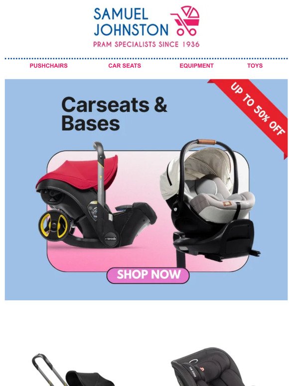 🚗 Rev Up Your Savings! Up to 50% Off on Top Car Seats and Bases 🚗