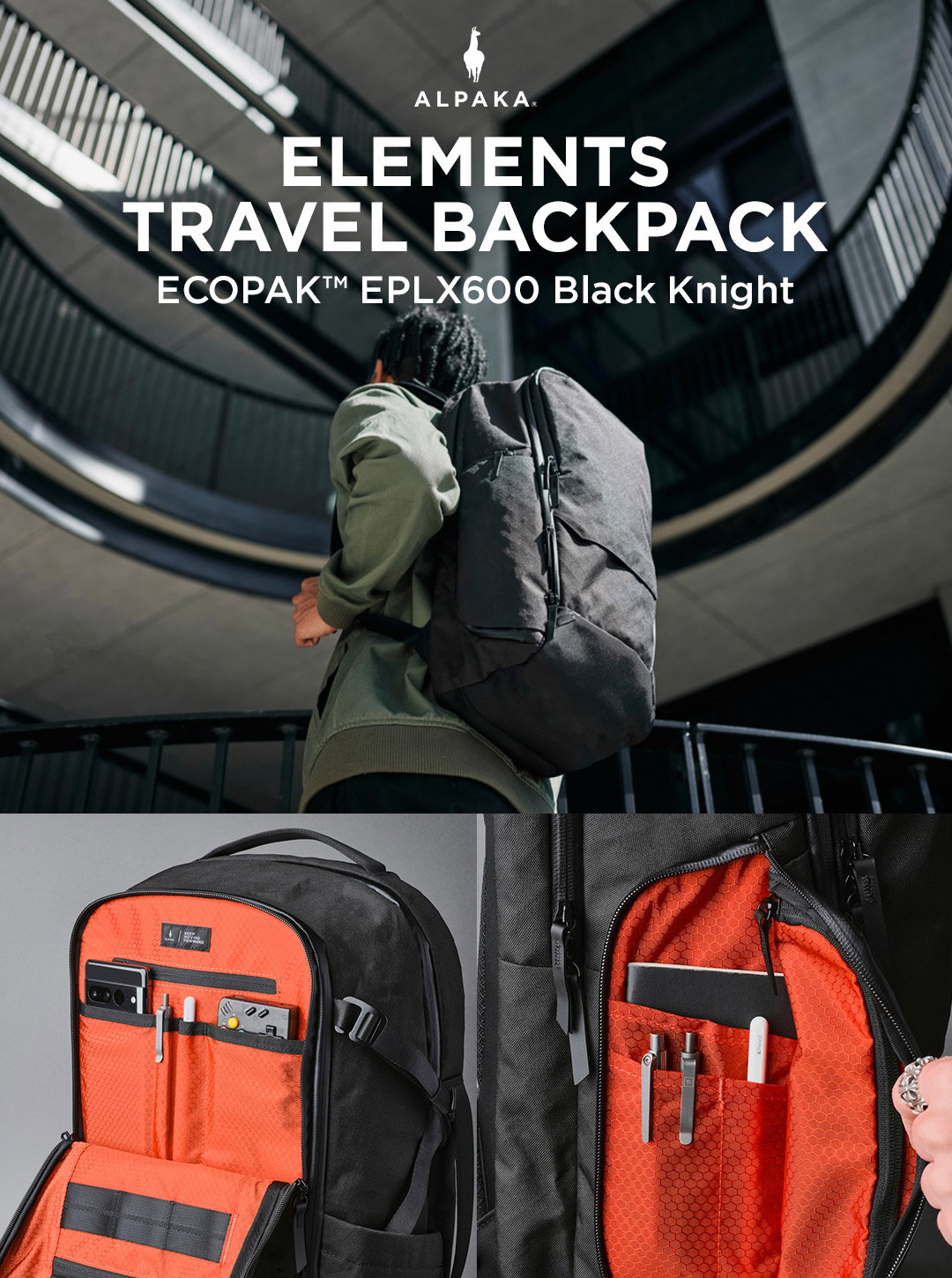 ALPAKA:  [NEW] Elements Travel Backpack | Milled