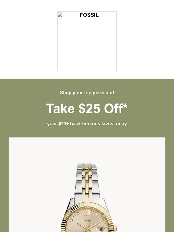 BACK IN STOCK | Take $25 Off Your Favorites