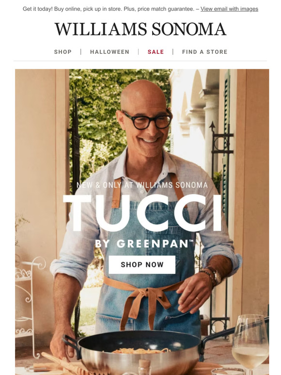 Stanley Tucci and GreenPan Launch New Cookware: Shop the