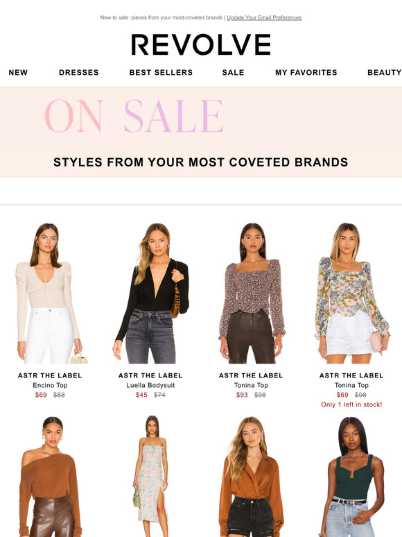 NEW MARKDOWNS FROM YOUR FAVORITE DESIGNERS