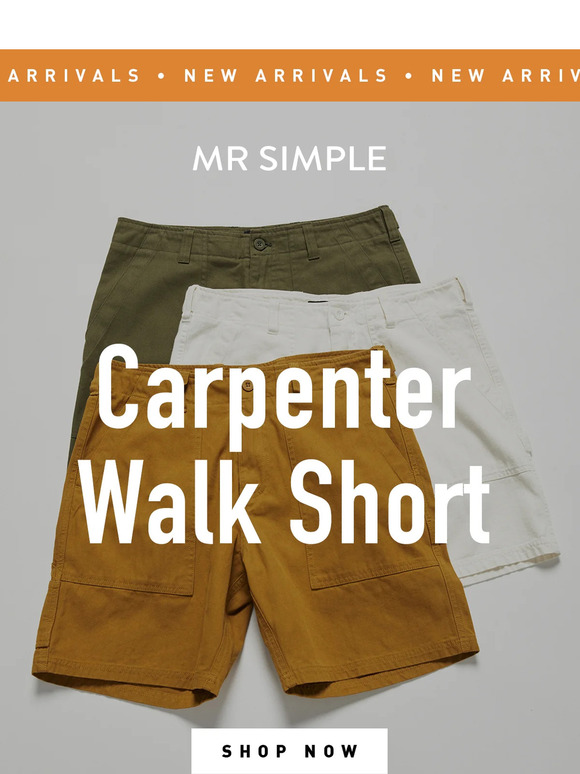 Carpenter Walk Short ⚡ New Arrivals