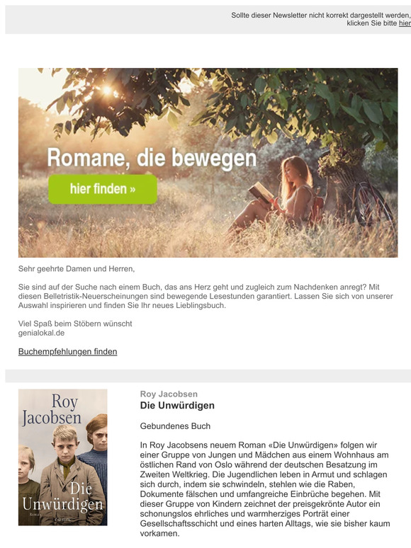 Romane, die bewegen