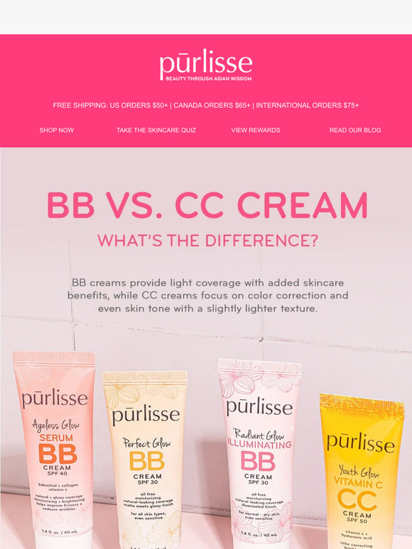 CC Cream vs BB Cream - Which One Is Right For You? – purlisse