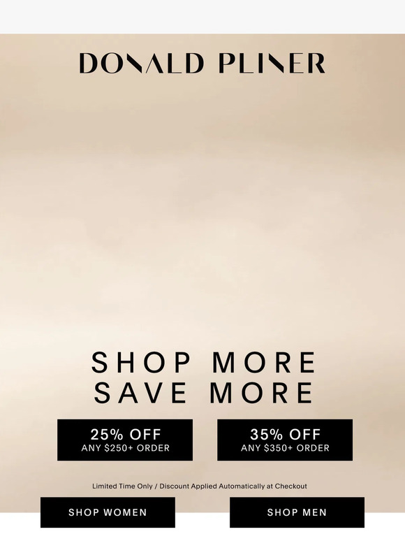 25%-35% Off + Extra Sale Savings