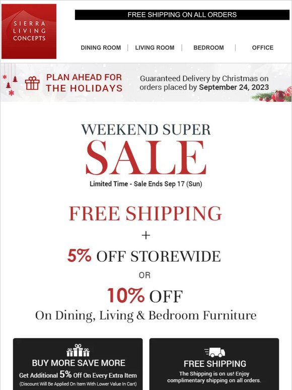 Weekend Super Sale - Explore Solid Wood Furniture