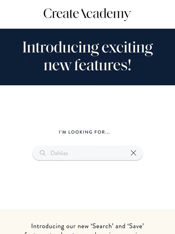 New features for you to enjoy!