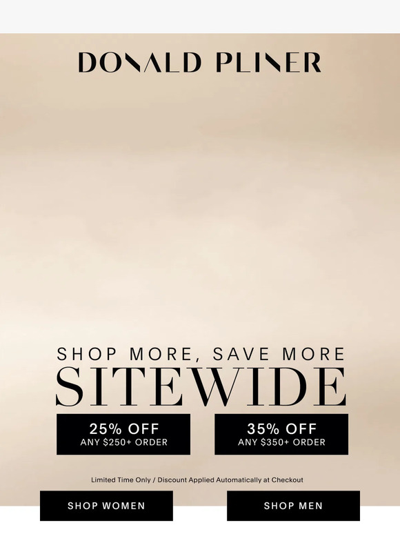 25%-35% Off Everything You Buy
