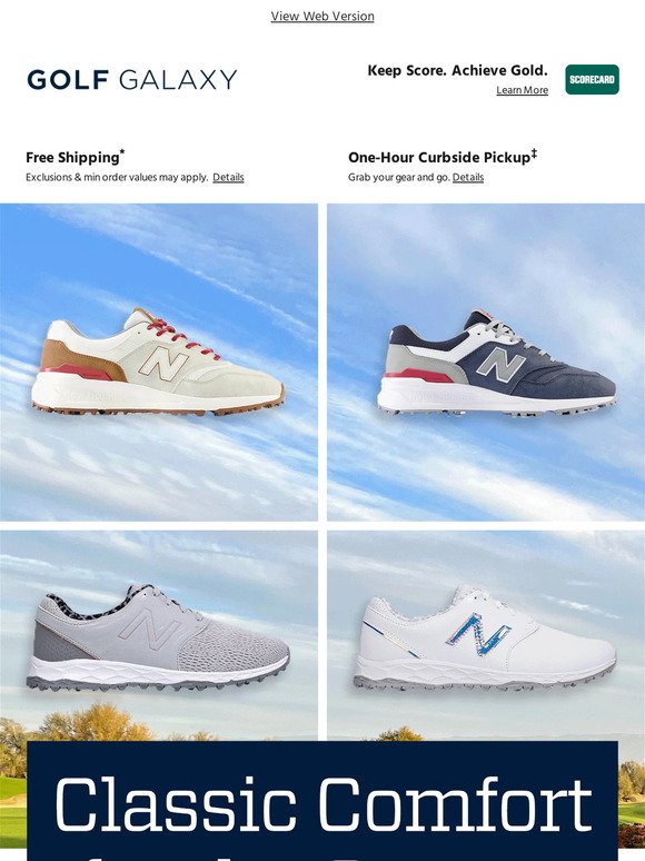 Find footwear for your next round