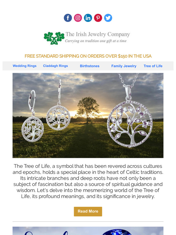 The Irish Jewelry Company: Read about the Enchanting Symbolism of the 