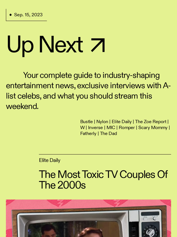 Nylon The Most Toxic TV Couples Of The 2000s Milled