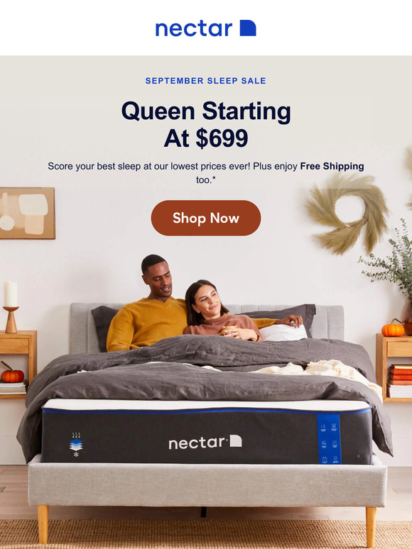 Score a Queen starting at $699 🛏️