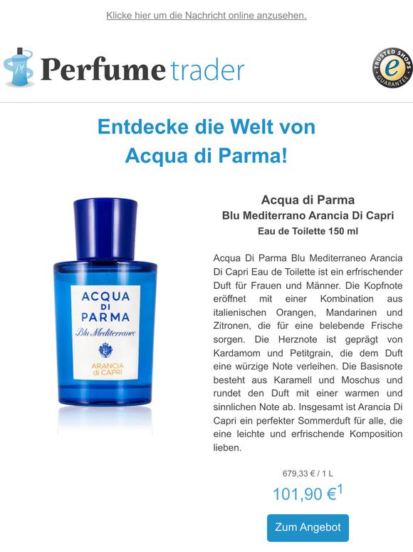 Entdecke die Welt von Acqua di Parma!