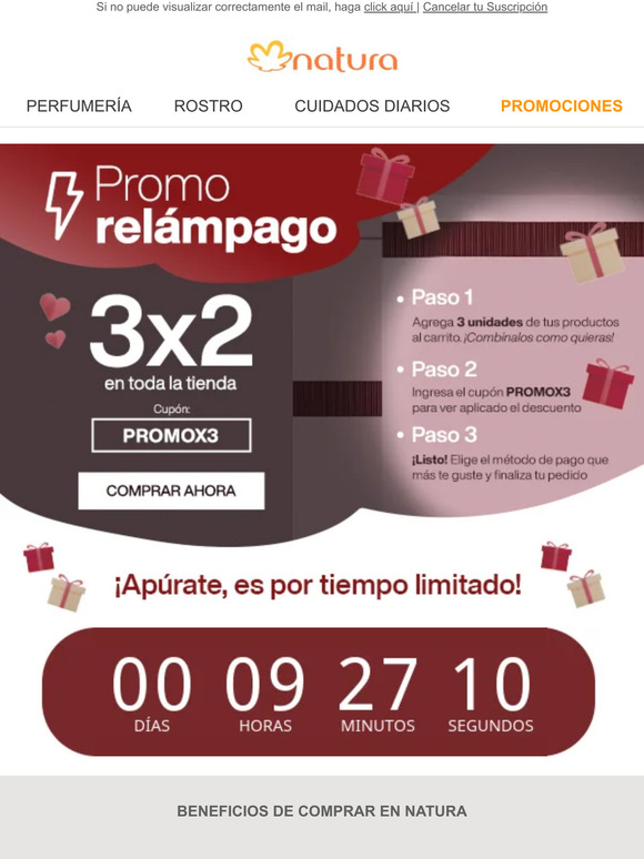 Últimas horas de 3x2 ⏳