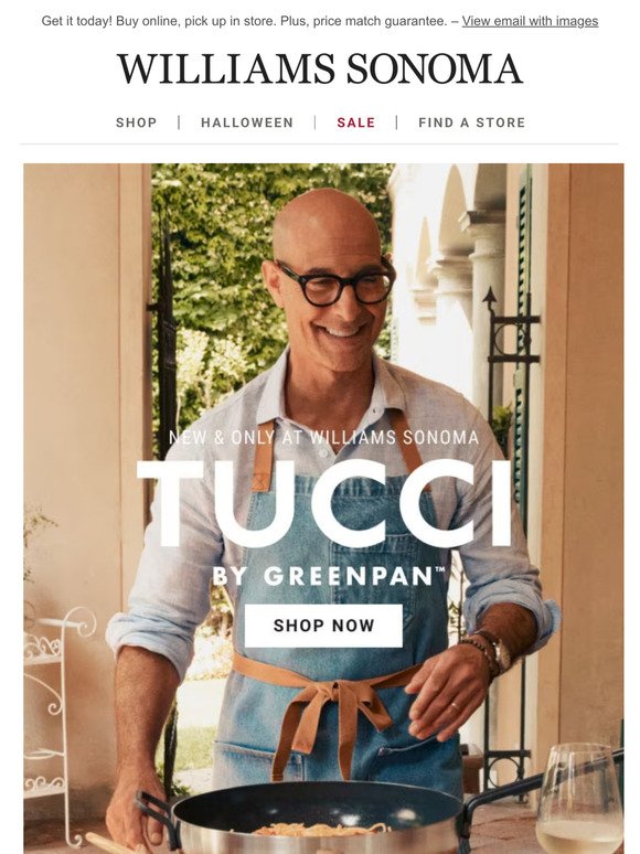 Introducing GreenPan™ Stanley Tucci™ Collection: innovative, healthy nonstick cookware