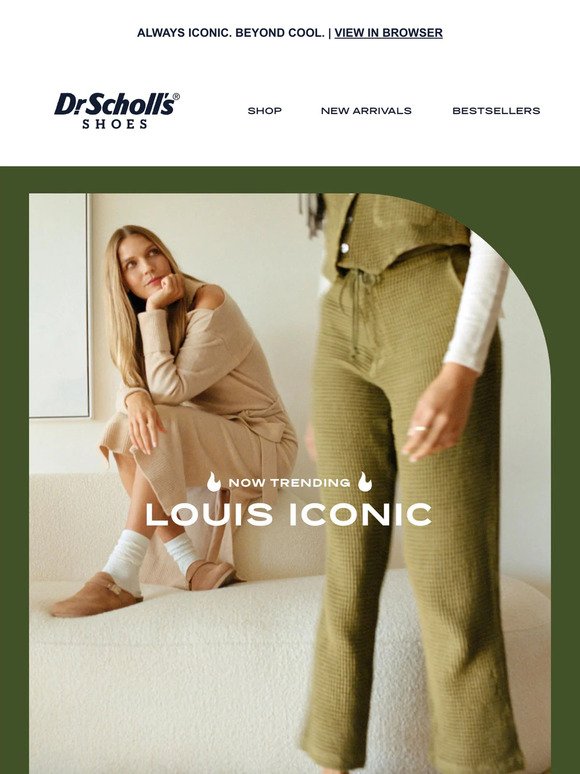 Now Trending: LOUIS ICONIC | The chill-mode clog