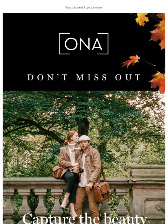📷🍂 Capture The Beauty of Fall with ONA