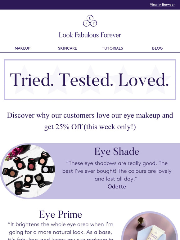 Customers Love Our Eye Makeup!