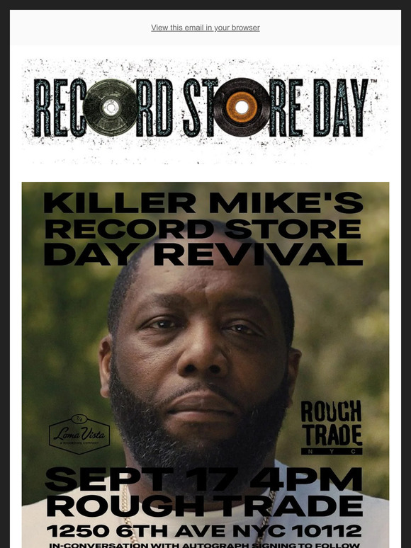 RECORD STORE REVIVAL WITH KILLER MIKE!