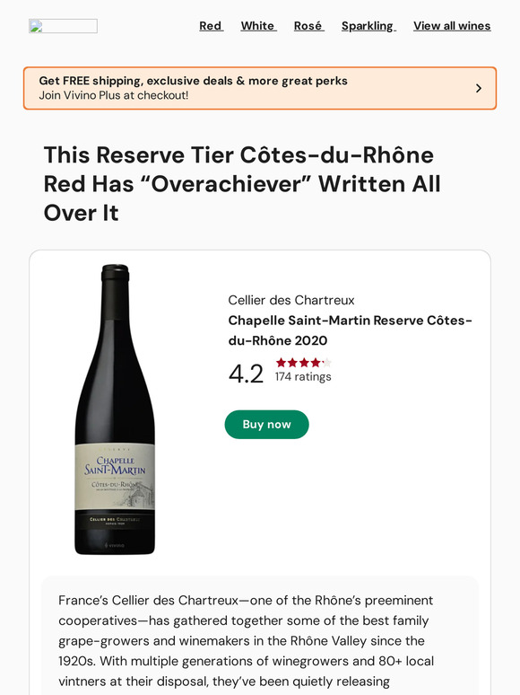 “Gorgeous” Versatile, Food-Friendly Rhône Red