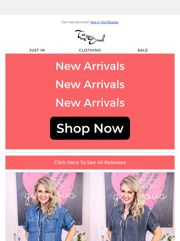 "Breaking News: Our New Arrivals Are So Stylish