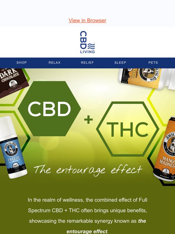 Experience the Entourage Effect: CBD + THC 🌿