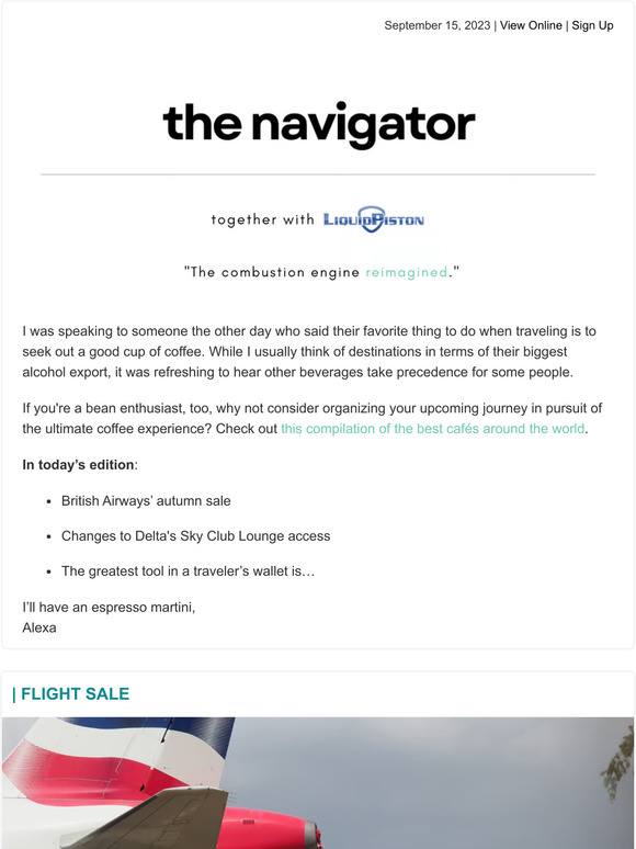 🇬🇧 British Airways' Europe flight sale