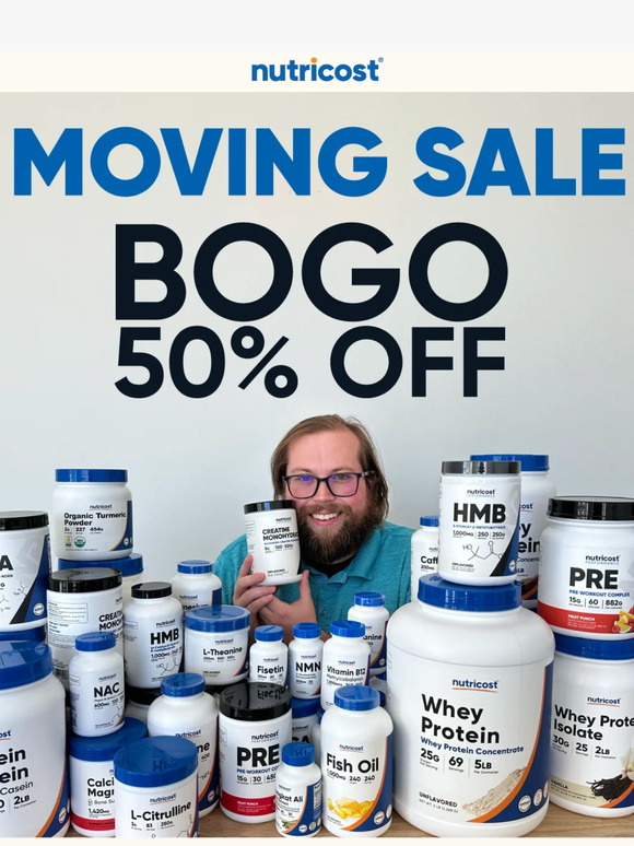 BOGO 50% OFF Moving Sale. 🚨