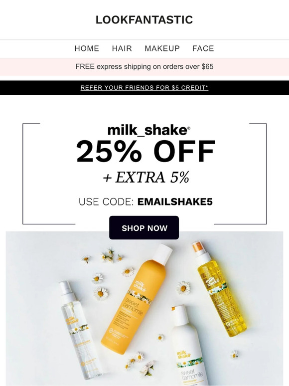 milk_shake 🤍 25% + EXTRA 5%
