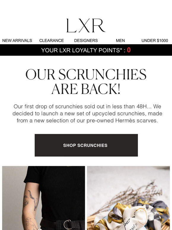 New scrunchies drop!