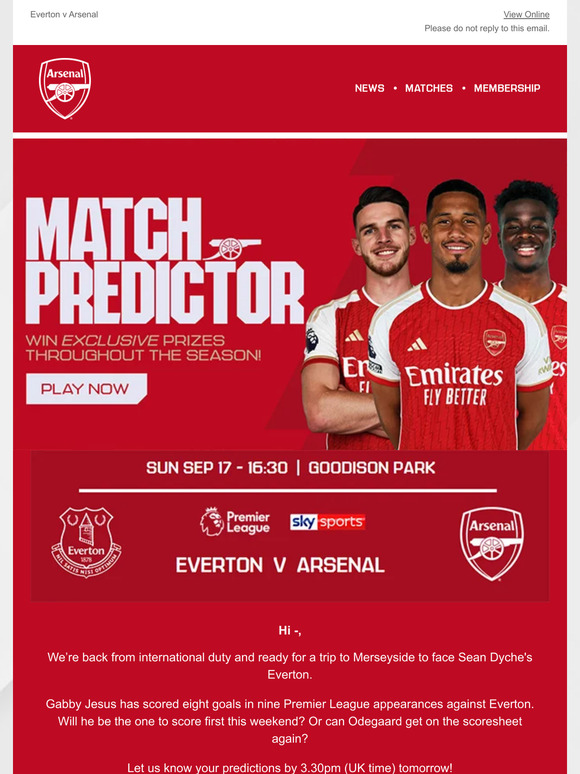 Arsenal Direct —, it’s time to predict for the Toffees! 🍬 Milled