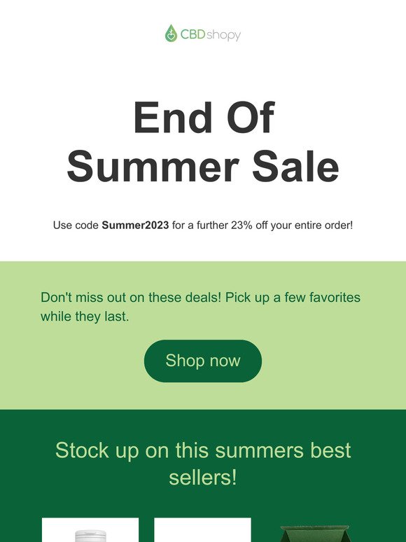 End of Summer Sale - Large Discounts available - Up to 70% Off