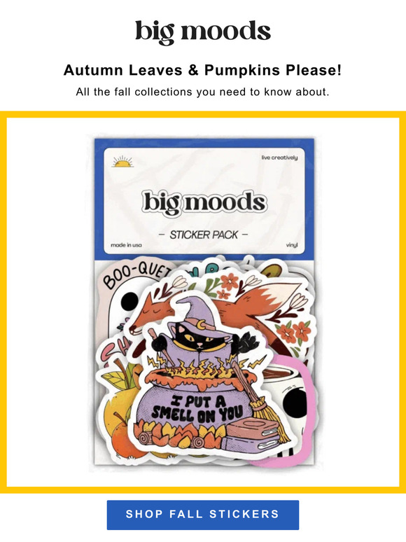 New Fall Themed Stickers Out Now!