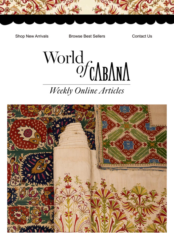 The History of Textiles #WorldOfCabana