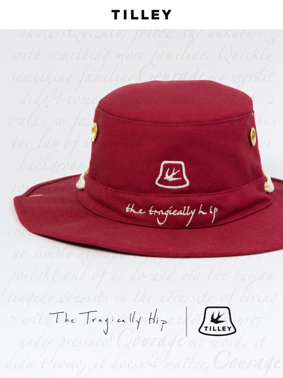 tilley The Tragically Hip x Tilley Final Units Available Milled