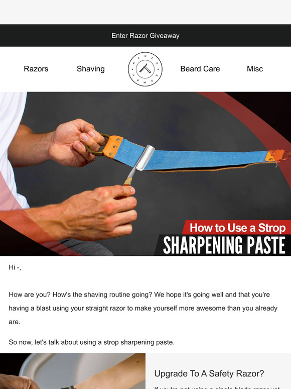 Have You Ever Used A Strop Sharpening Paste?