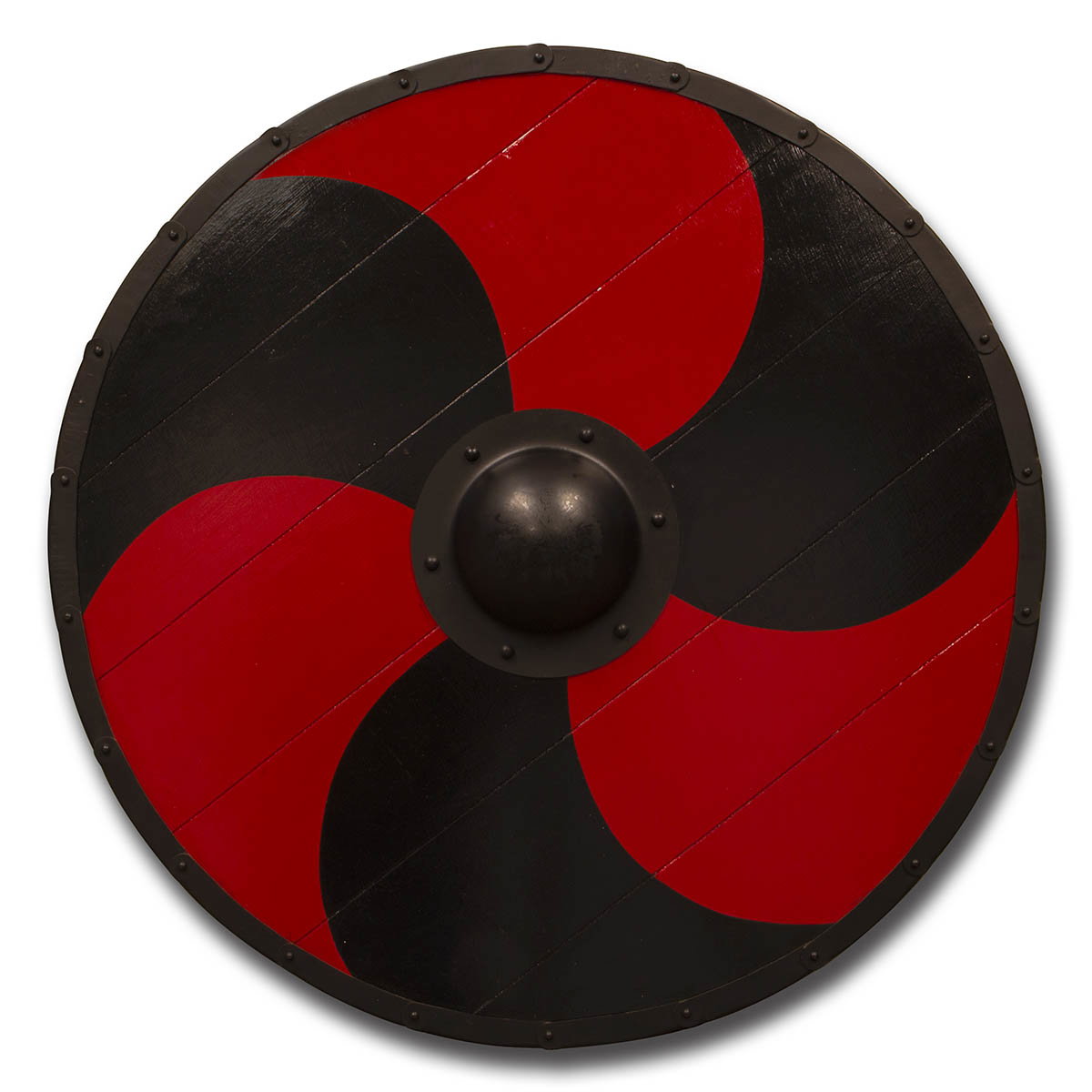Wooden Viking Spiral Shield