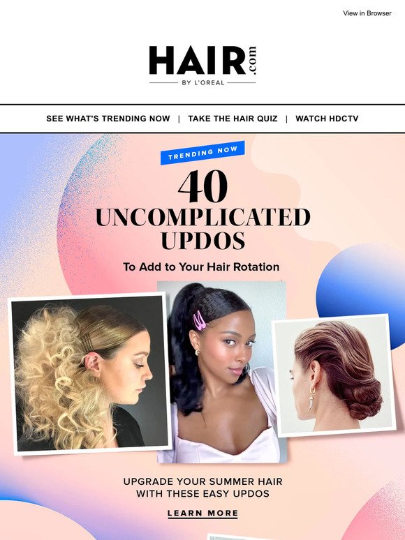 40 Easy Updos For You!