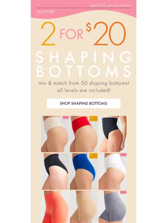 SHAPING BOTTOMS 2 FOR $20