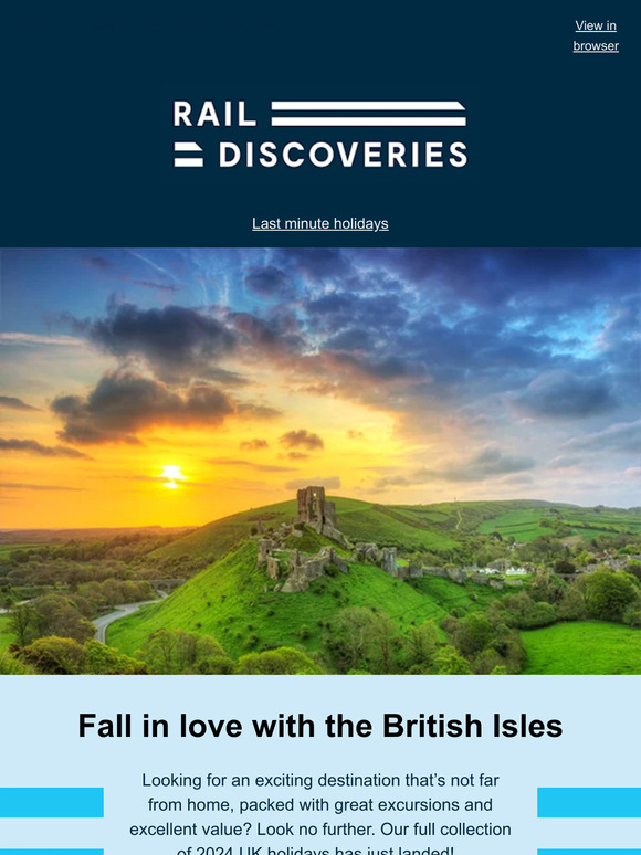 raildiscoveries Introducing our British Isles’ tours for 2024 Milled