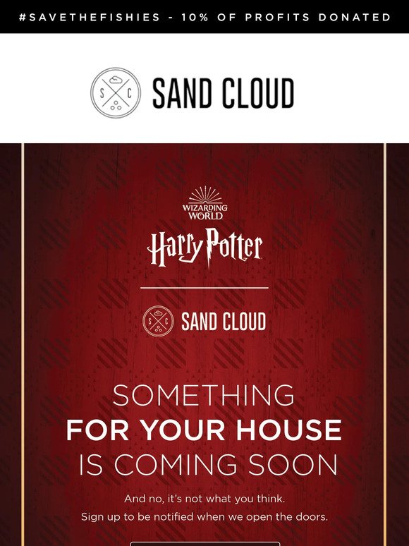 Coming soon: HARRY POTTER | Sand Cloud ✨