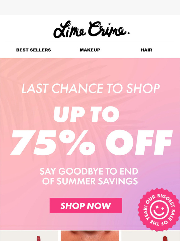 Last Chance for Summer Savings: Sale Ends Tonight! 🌴