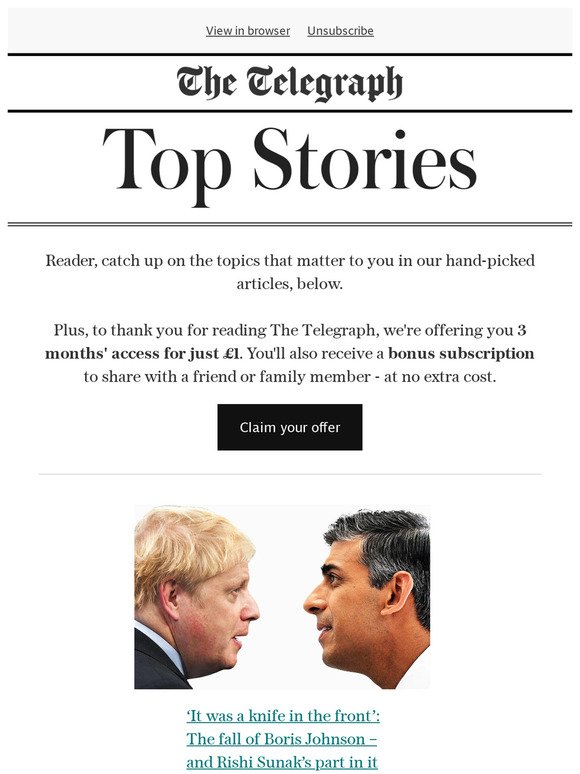 ‘It was a knife in the front’: The fall of Boris Johnson – and Rishi Sunak’s part in it