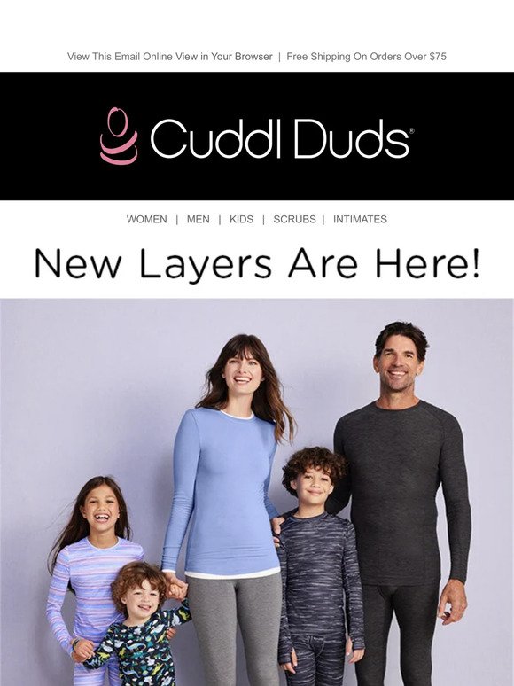 Cuddl Duds: Introducing our next level of warmth – NEW Thermawear