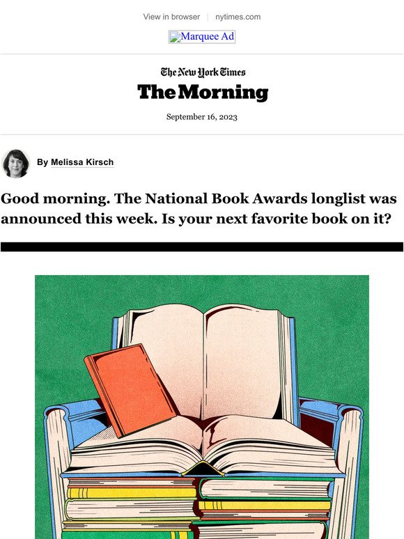 The Morning: The National Book Awards longlist