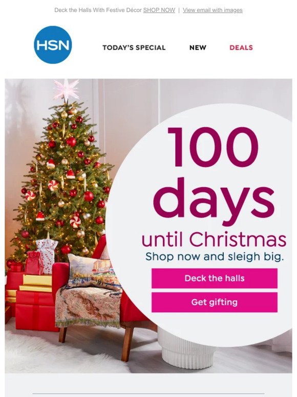 Sleigh What?! It’s 100 Days Until Christmas ❤️💚