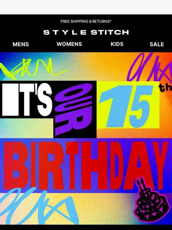 Up to 40% OFF EVERYTHING* Birthday Sale 🎂